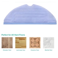 A46ZZ 12PCS Microfiber Mop Pads Kit for Roborock S7 S7MaxV S7MaxV Plus S8 S8+ T7S T7S Plus Vacuum Cleaner Replacement Parts
