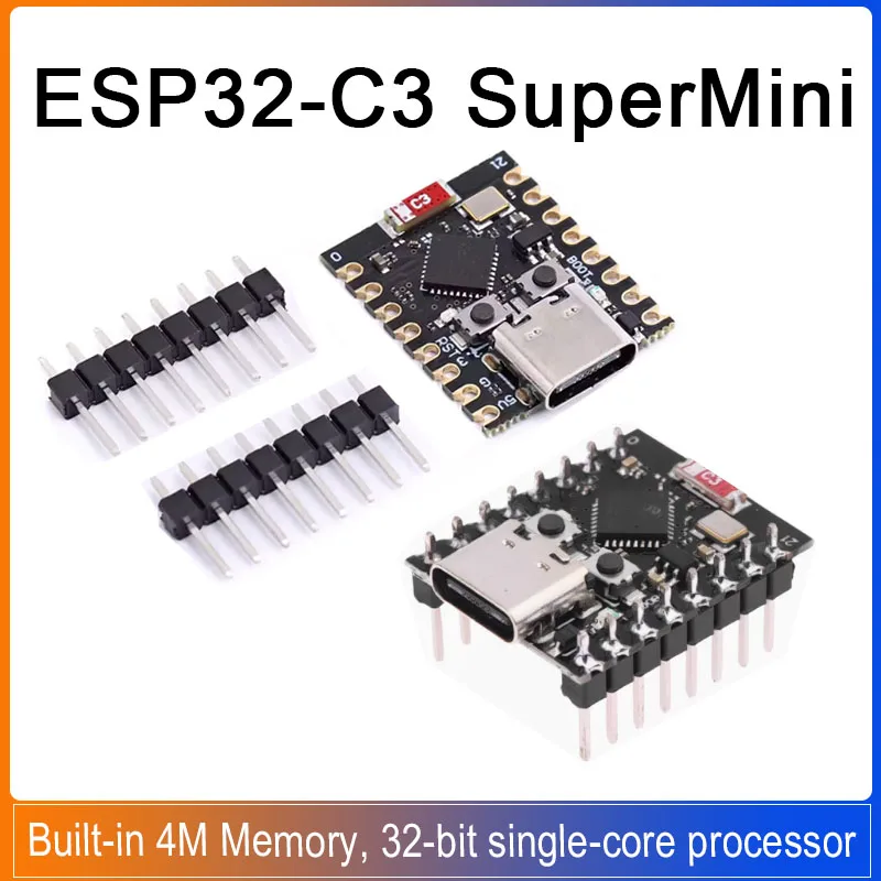 

1-5PCS ESP32-C3 SuperMini Development Board ESP32 C3 Development Board Wifi Bluetooth Moudle Built-in 4M Memory Flash for ESP32