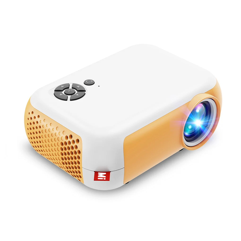 

1080P Projector 600-800 Lumens HDMI-compatible Smart Media Beamer LED Remote Control Projection Movie Video Player