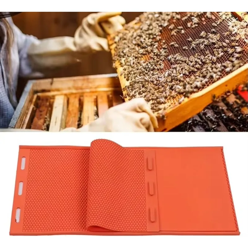 Molde automático de máquina de prensado de miel de cera de abejas con base de colmena de silicona - Fabricación de hojas de panal