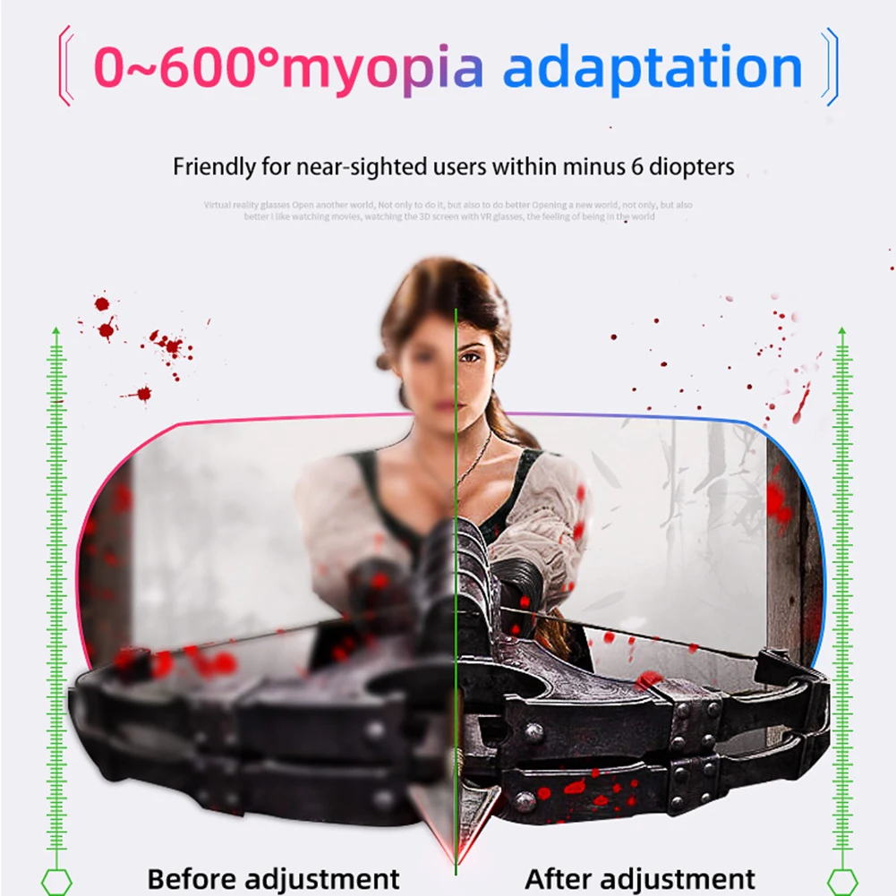 Virtual Reality Headsets To Play Games Movies 3D-VR Head Mounted BOX For IOS And For Android VR AR Devices Accessories