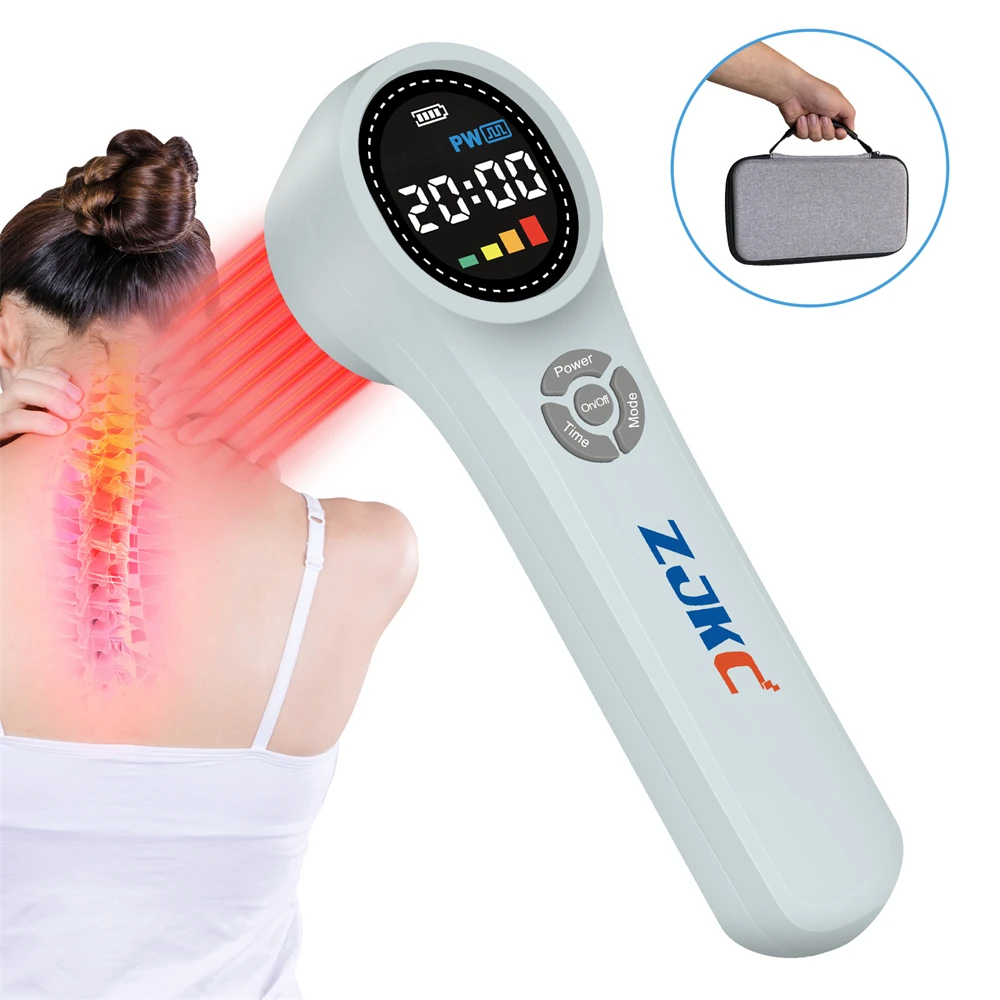 

ZJKC Red Light Laser Therapy Machine 660nm 810nm 980nm Cold Laser for Deep Tissue Healing Muscle Pain Relief Neuropathy Therapy