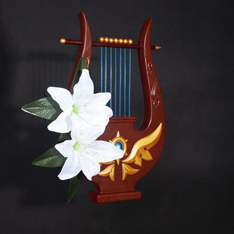 ZA01 Genshin Impact Venti реквизит для косплея оружие арфа западный ветер охотничий лук аниме косплей COS реквизит аниме играZa0@