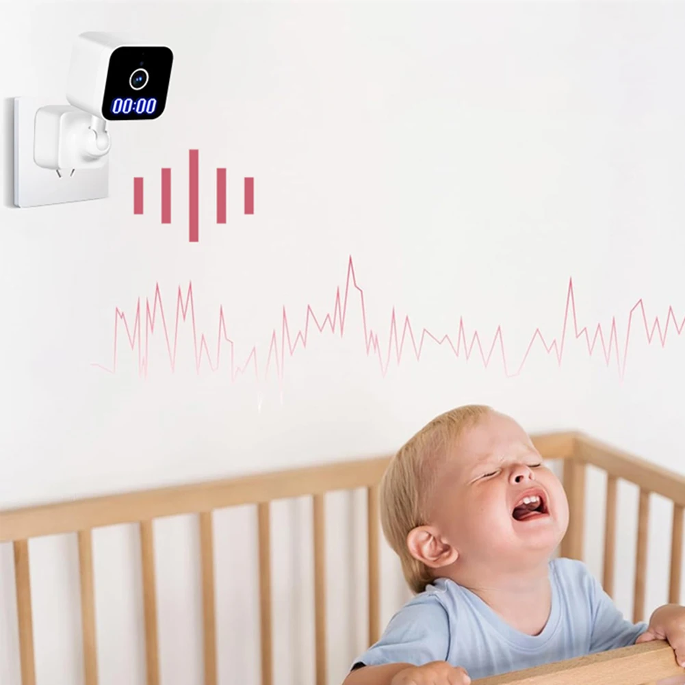 

Indoor Security Camera 1080P HD WiFi Plug in Security Camera 2-Way Audio IR Night Vision Motion Detection TuyaSmart APP Control