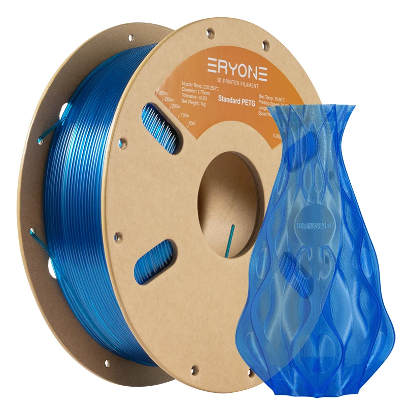 ERYONE 1KG PETG Standard/Hyper Speed PETG Serie 1,75mm, 3D-Drucker Hochleistungs-Filament, Einfach zu Drucken, Mehrere Farben Verfügbar