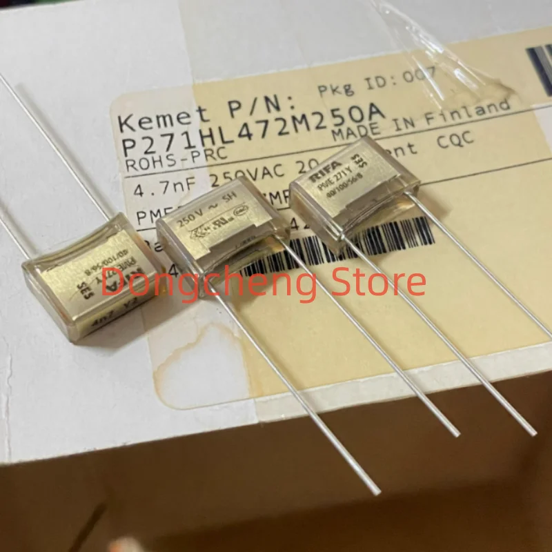 

5PCS/20PCS/50PCS RIFA KEMET P271HL472M250A 250VAC 250VAC4.7nF foil film capacitor 4700PF 4n7 250VAC472 472 Foot distance 10MM