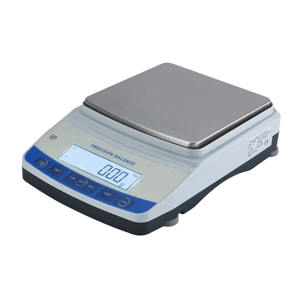 0.01g Precision Laboratory Electric Balance Scale with 100g-6000g Capacity SS 304 Pan for Weighing in a Laboratory Environment