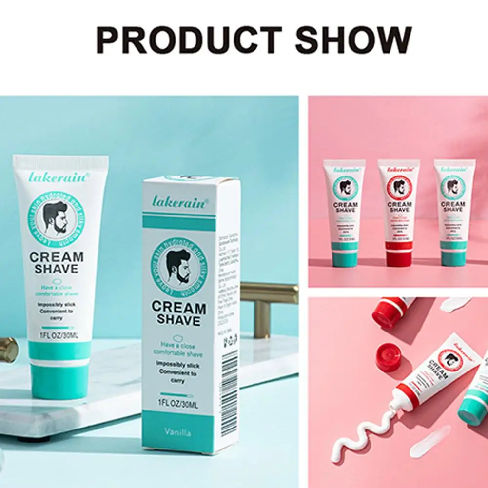 كريم حلاقة طبيعي للرجال للعناية بالوجه، رغوة غنية وكثيفة تنعيم اللحية بشكل فعال لسهولة الحلاقة ولطيفة لجميع اللحية #3