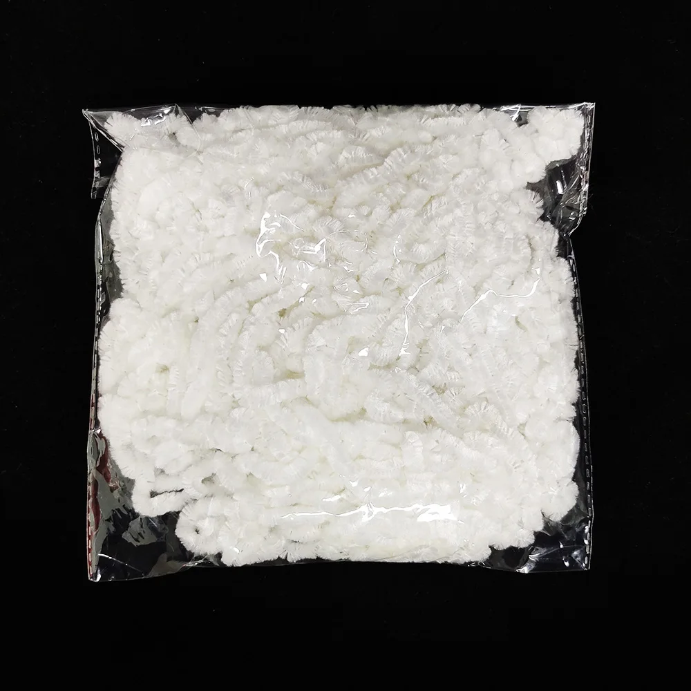 Toile d'araignée artificielle pour Halloween, 1 pièce, ornements de Cosplay en peluche, toile d'araignée blanche pour bricolage, fournitures de décoration de fête d'halloween