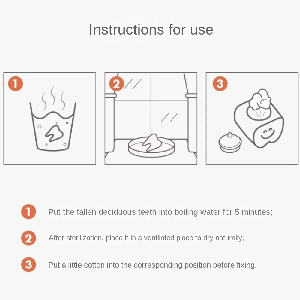 صندوق خشبي فردي لأسنان الطفل، مجموعة شعر كرتونية، صندوق تخزين منظم لأسنان الحليب، هدايا لطيفة، علبة أسنان الثدي