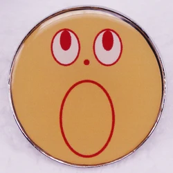 Funny Face Mood Button Phoenix Wright Ace Attorney Badge Brooch Game Jewelry Accessories Decorate Gift