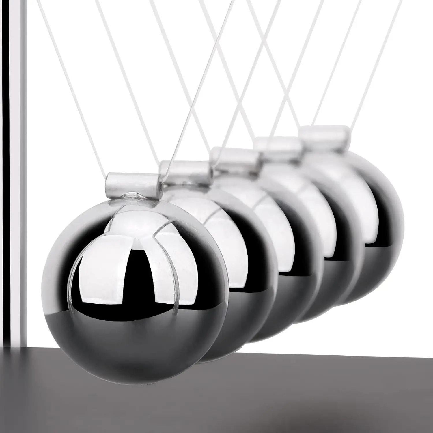 Newtons Cradle Balance Balls Science Physics Gadget Desktop Decoration Kinetic Motion Toy for Home and Office