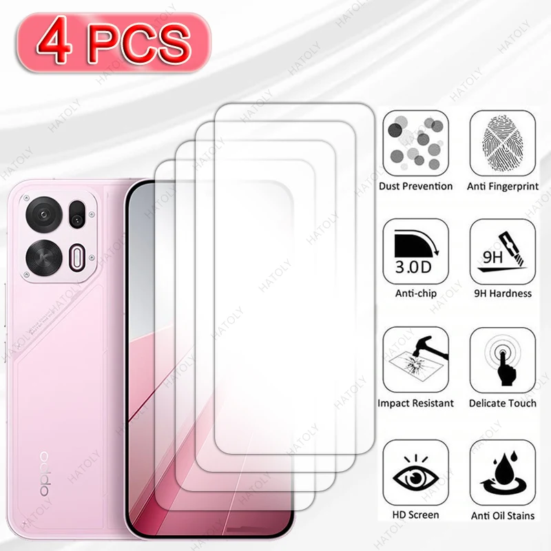 Für Oppo K15 Pro Plus Glas-Schutzfolie Für Oppo K15 Pro Plus 5G Glas HD Klarer Displayschutz Kameralinsenschutz