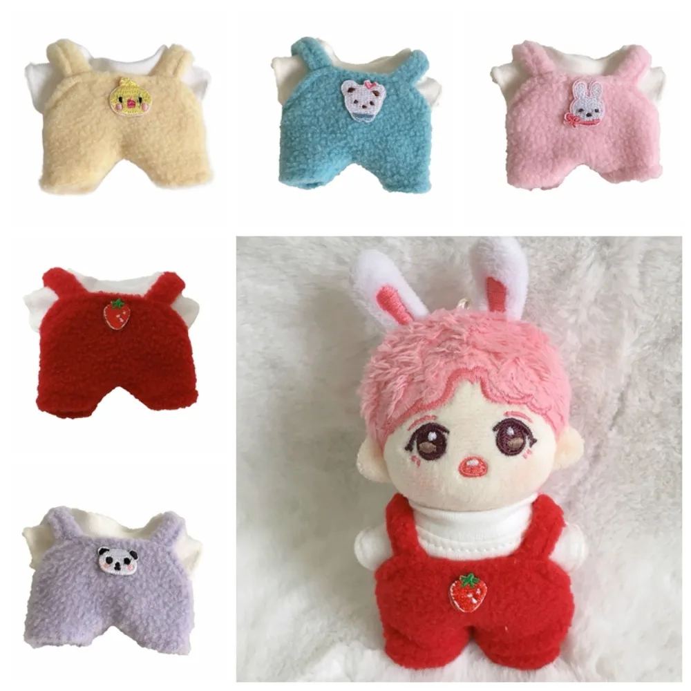 

Overall Cotton Doll Clothes Cartoon Replacement Outfit Stuffed Doll Plush Suit Rompers DIY Clothing Plush Toys Clothes Girl Gift