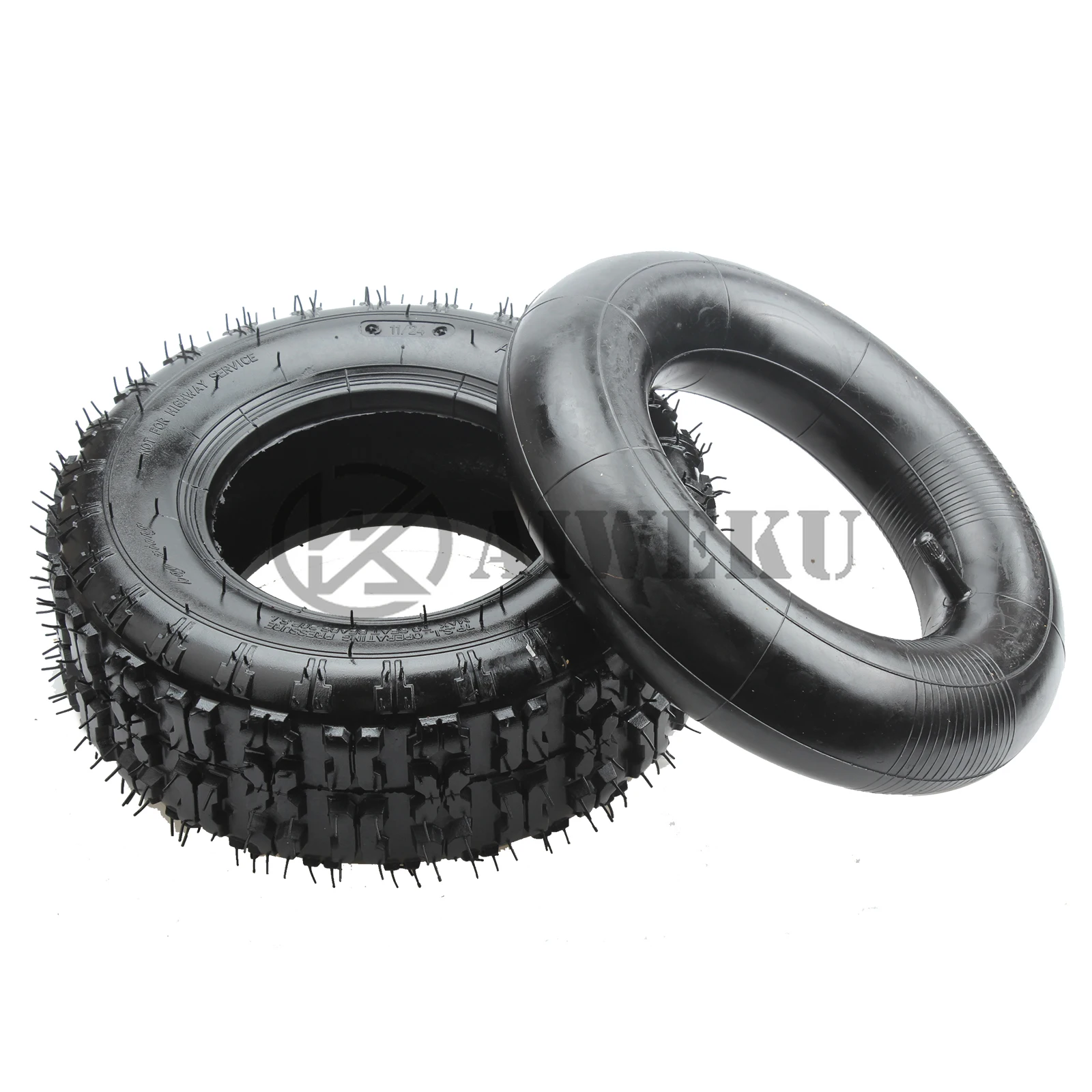 6 Inch Tires Front 4.10-6 Rear 13x5.00-6 Inner Tube Outer Tyre for 47cc 49cc Small ATV Go Kart Mini Quad Bike Snowmobile Parts