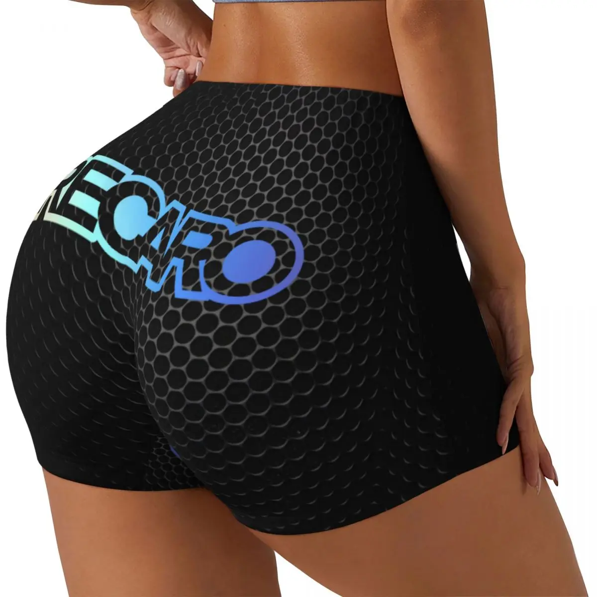 Custom Recaros Logo Workout Shorts Women Gym Volleyball Biker Yoga Shorts