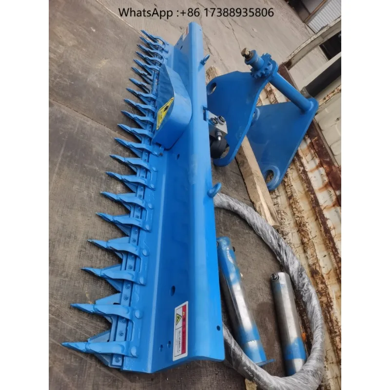 Hydraulic Hedge Trimmer Blade Grinding Machine with Motor Long Reach for Excavator