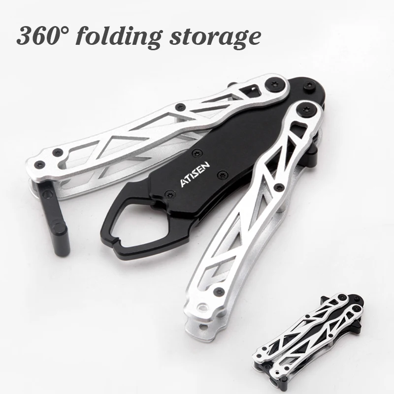 Stainless Steel Fishing Gripper Professional Fishing Lip Grabber Tool, Fish Grabber Clip Fish Control Tackle
