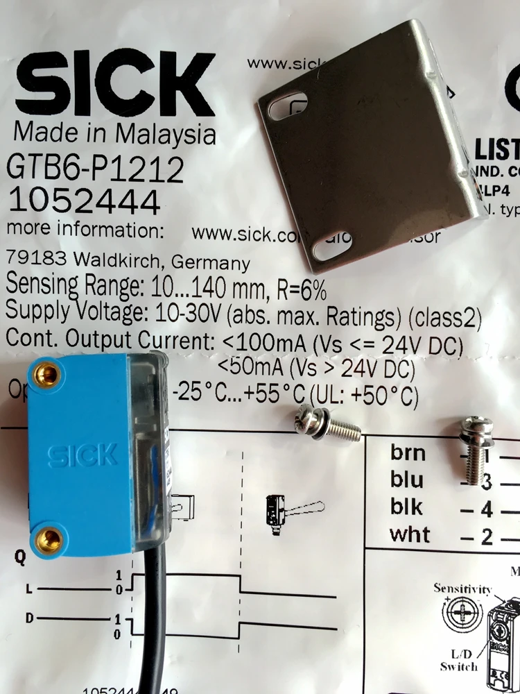 New and original SICK photoelectric sensor GTB6-P1211