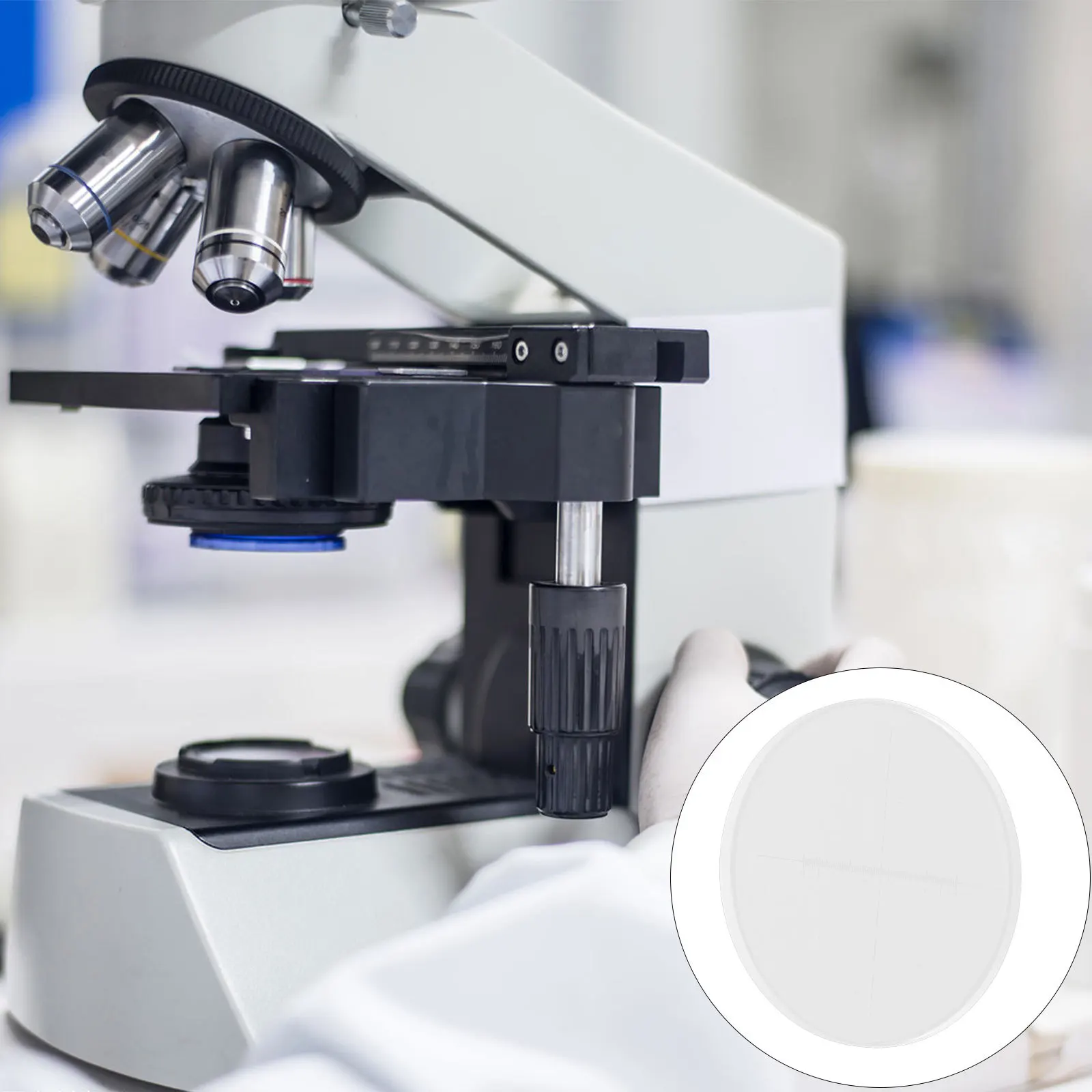 Measurements Micrometer Specimen Lab Measuring High Precision Calibration Ruler Ocular