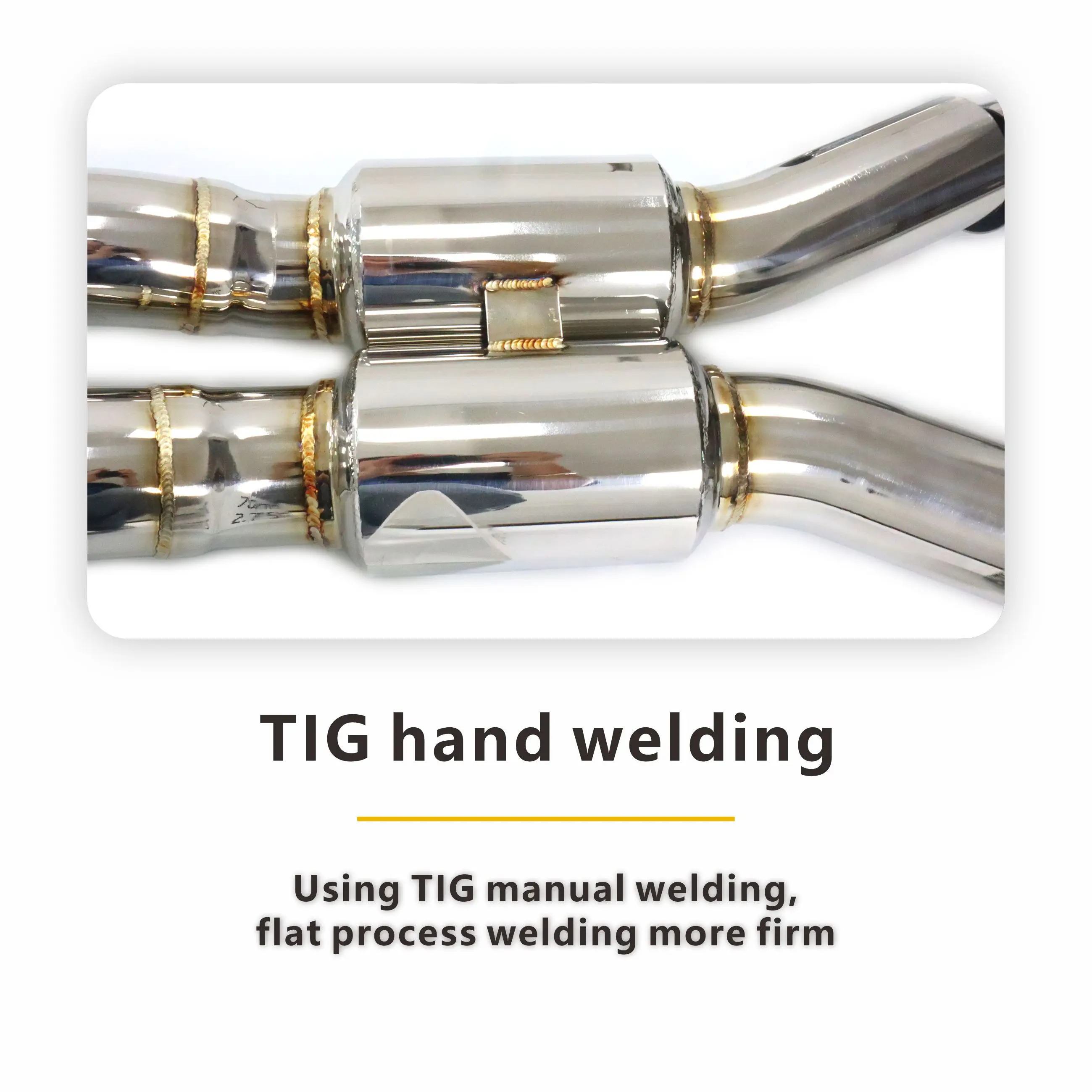 HMD لسيارات BMW M3 M4 G8X SS304 أنبوب متوسط عالي الأداء نظام عادم من الفولاذ المقاوم للصدأ ضمان طويل للسيارة #2