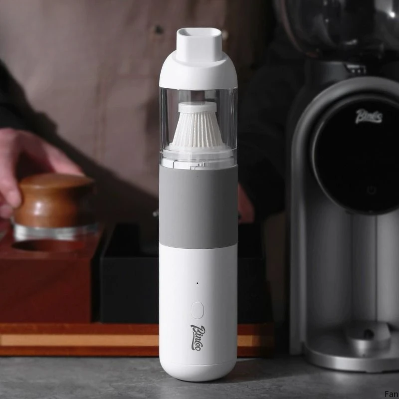 Aspirateur à poussière de café, chargement sans fil, 6000Pa, 130ml, compartiment à poudre, ménage, petit