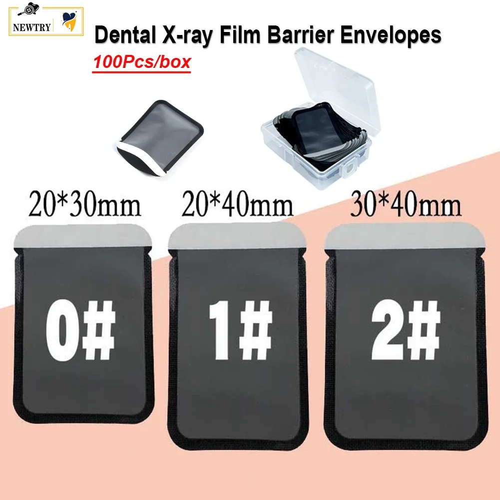 100Pcs Disposable Dental Lab Digital X-ray Scan Barrier Envelope XRay Film Protective Pouch Phosphor Plate Sensor Bag Consumable