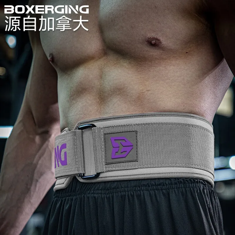 Ceinture d'entraînement de soutien du dos avec structure en métal pour hommes et femmes, ceinture de levage de poids, squats de gymnastique, Deadlifts, Powerlifting, entraînement croisé