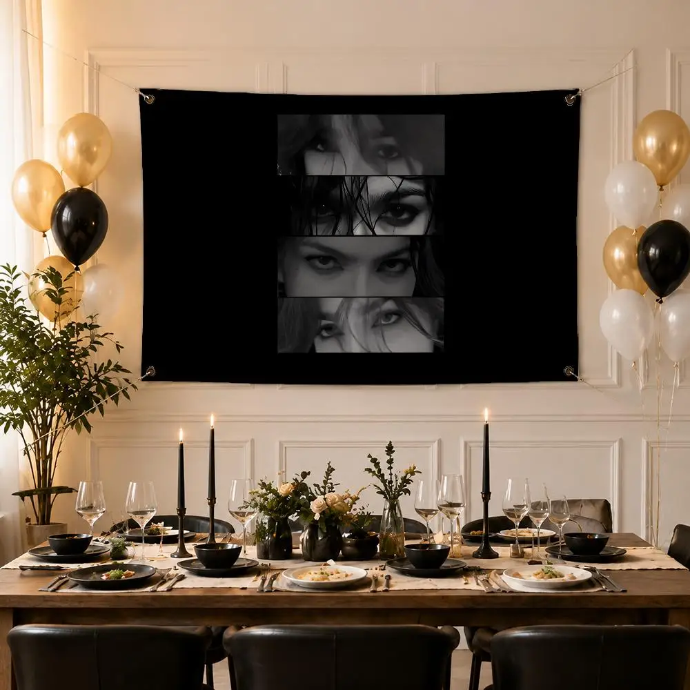 Trendy Singer Ari Abdul Flags Indoor Outdoor Wall Banner Home Room Decor Hanging Art Backdrop