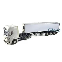 1/14 RC TOUCAN FAI DA TE 6*4 Trattore Camion 40ft Reefer Contenitore Semi-Rimorchio KIT Modello THZH0383-SMT2