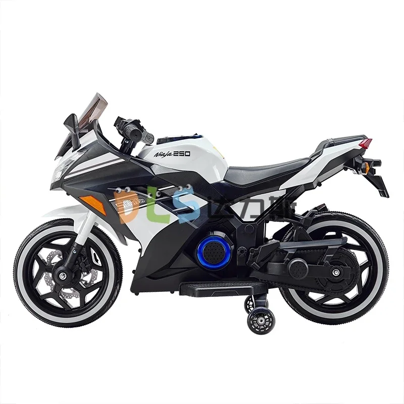 New Design Children's Electric Motorcycle Boy Girl Charging Remote Control Large Kids Motorcycles key start