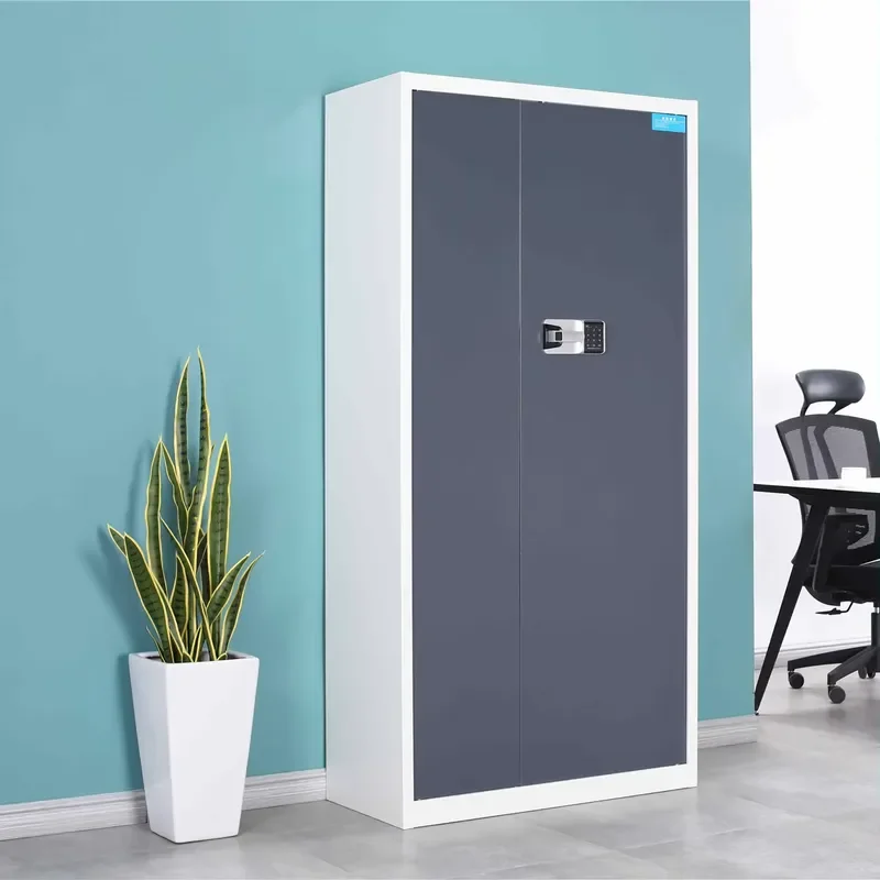 High Security Steel Filing Cabinet Removable Modular Fireproof Combination Lock Modern Office Storage