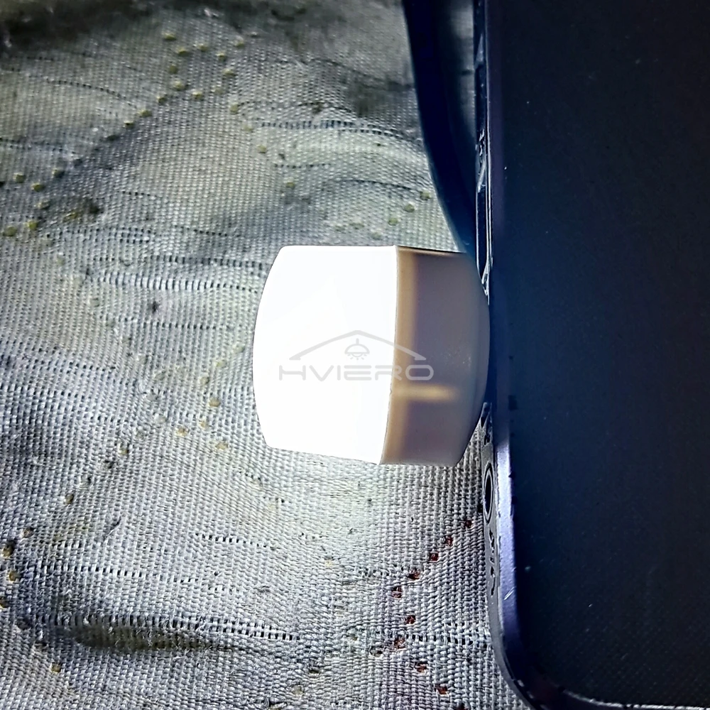 1-10 個ミニ USB ナイトライトウォームホワイト目の保護読書プラグコンピュータモバイル電源充電 LED ポータブルランプ