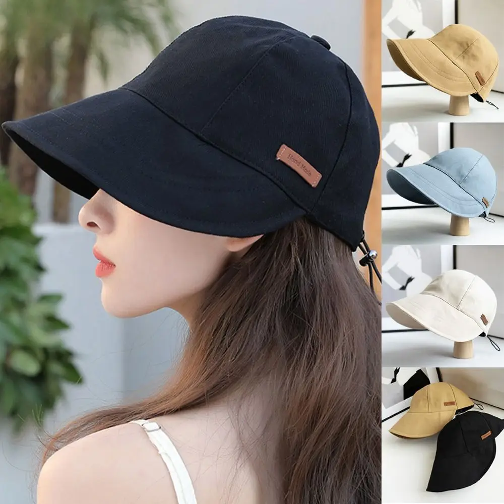 Adjustable Foldable Wide Brim Sun Hat Fisherman Cap Bucket Hat Beach Cap