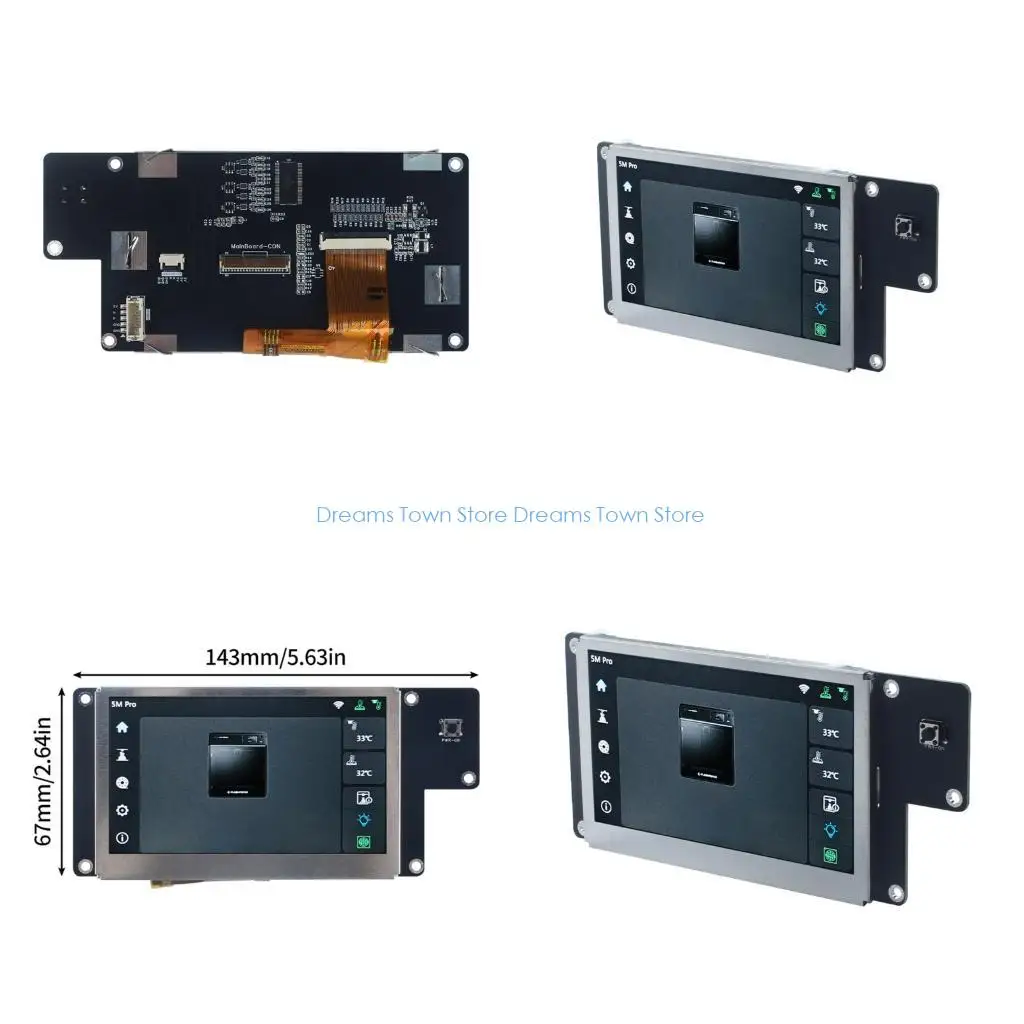 HX6A MEDUALE TOUCHRENS MODULE لـ Adventurer 5MPRO Printer التي تقدم تتبع التقدم على الفور وتثبيت سهلة