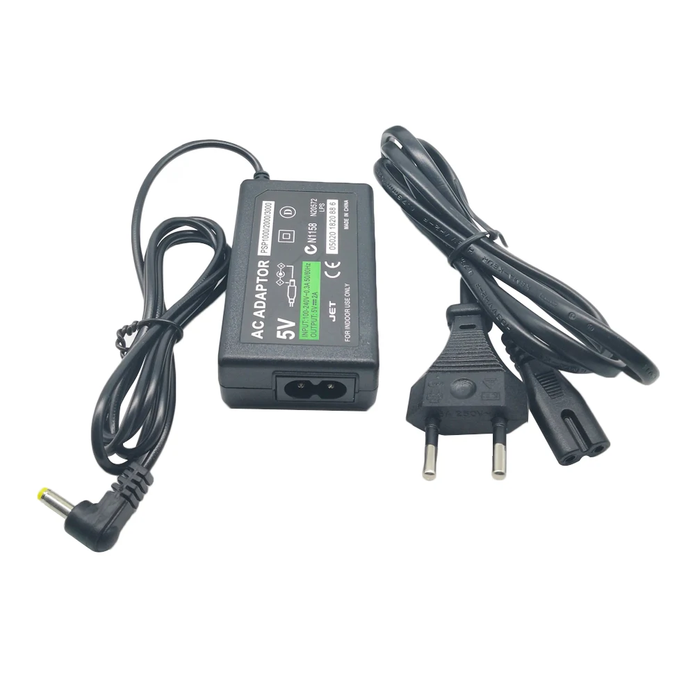 Charger AC Adapter Power Supply Cord For Sony PSP 1000 2000 3000 EU US Plug For Gaming PC Computer