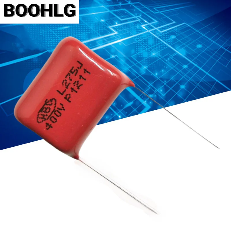 

10 шт Конденсатор CBB 250V275 400V 275J 2,7 UF P20 тонкий пленочный высоковольтный конденсатор