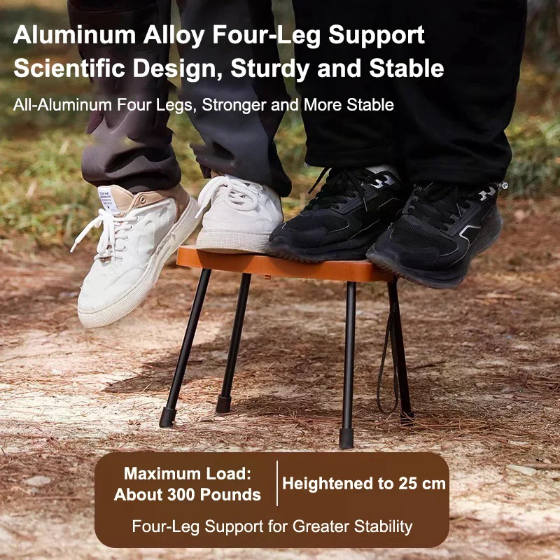 

Ultra-light Aluminum Alloy Portable Storage Outdoor Camping Pony Folding Chair Portable Folding Fishing Stool Pony Stool