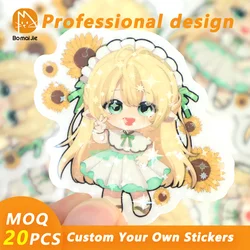 20PCS Custom Stickers and Customized Logo Wedding Birthday Gift Box Stickers Design Your Own Stickers Personalize Stickers