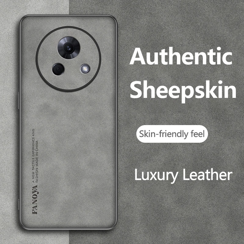 Luxury Case for Meizu lucky08 Sheep Skin Leather Silicone Protection Lens Shockproof Bumper Phone Soft Back Cover