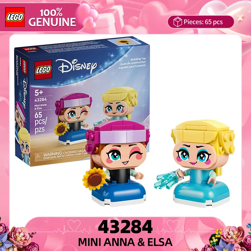 

Lego Blocks Disney Series 43284 Mini Anna and Elsa Girls Puzzle Building Blocks Toy Gift