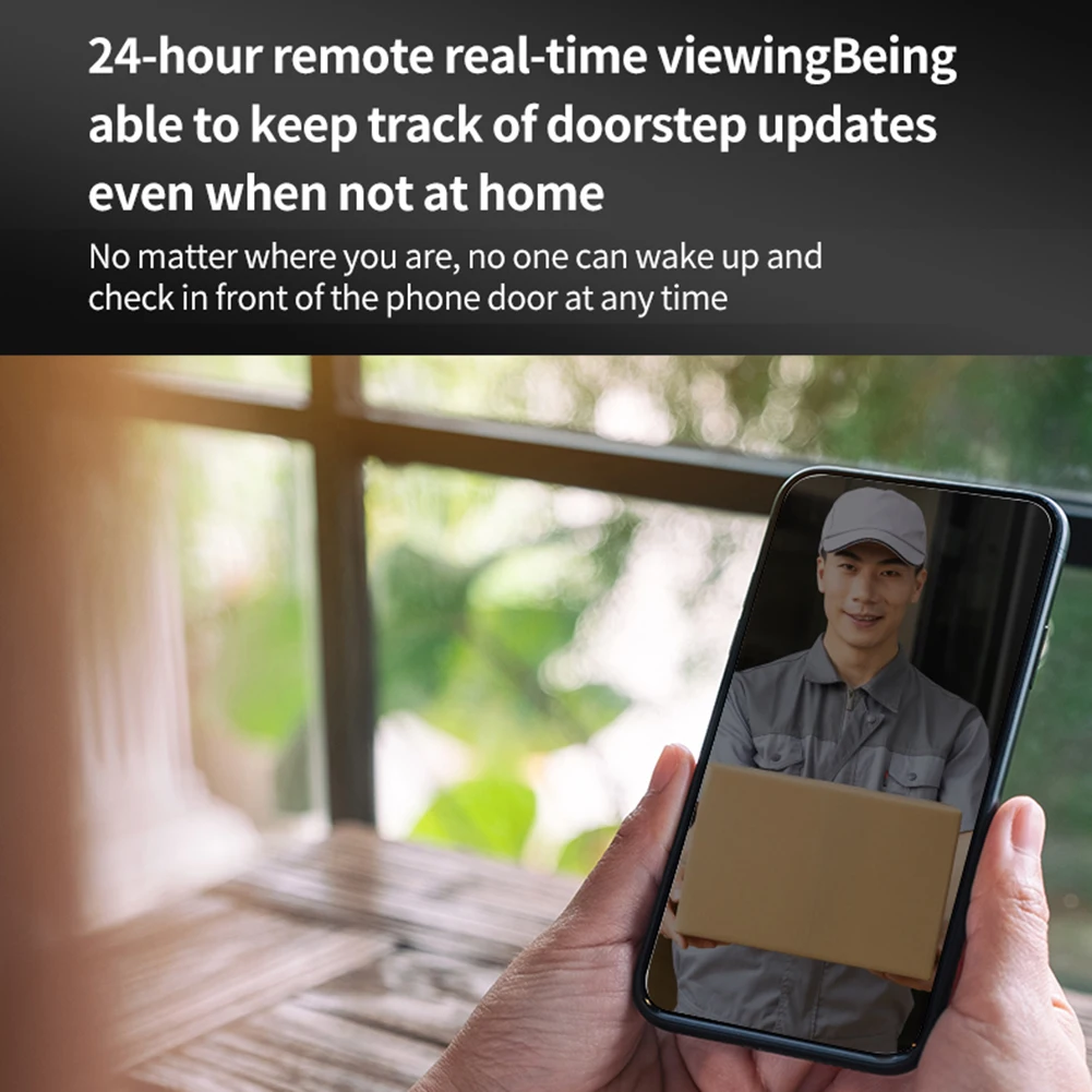 1080P Peephole Viewer 120 Degree Wide Angle WiFi Peephole Camera IR Night Vision Digital Door Camera for Home Security System