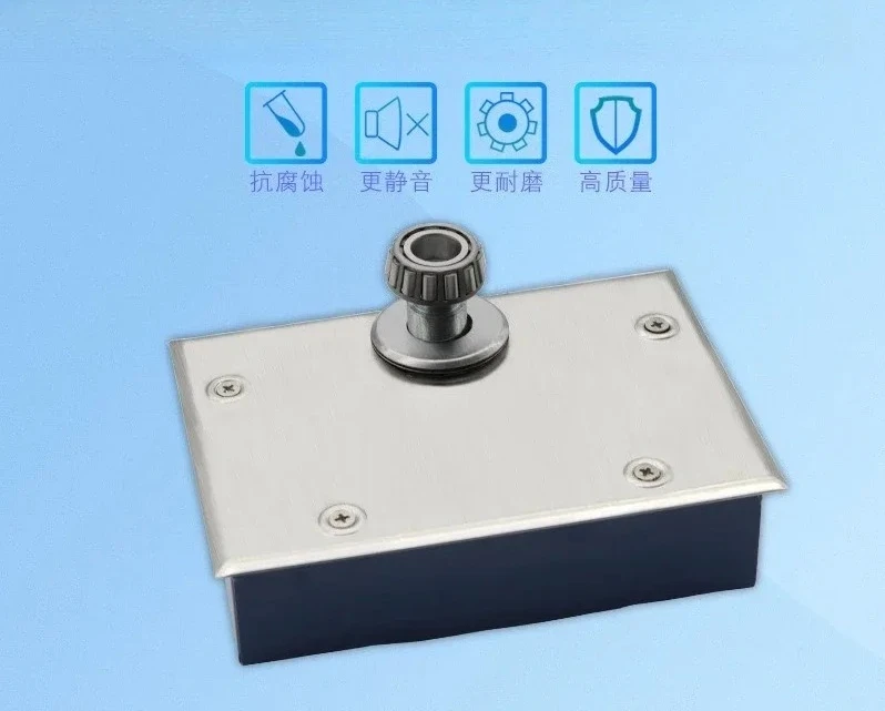 Earth shaft door accessories 180 degrees special hinge floor spring accessories for framed doors