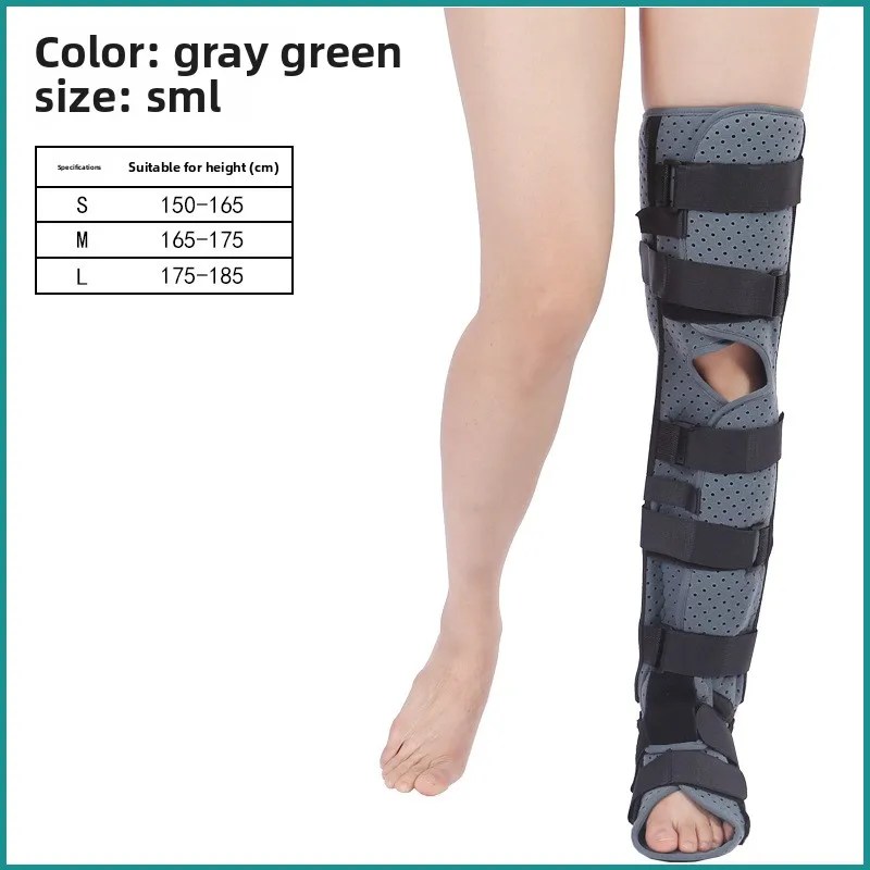 

Adult Thigh Super Ankle Fixation Belt, Breathable Lower Limb Fixation Brace, Aluminum Plate Type Calf, Thigh Knee Rehabilitation