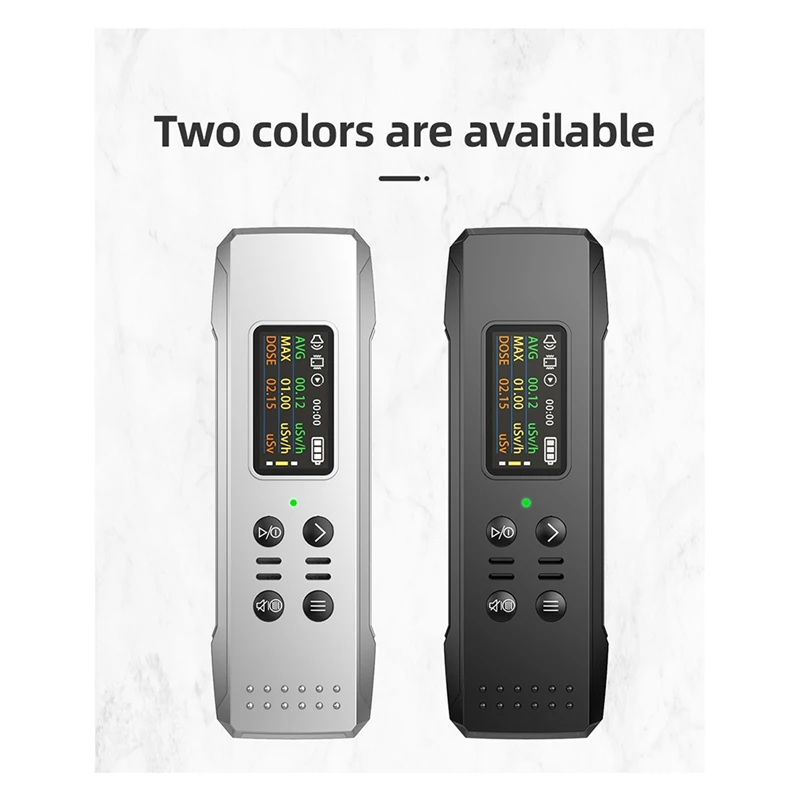 Nuclear Radiation Detector High Precision Electromagnetic Nuclear Radiation Detector Geiger Counter Black Durable