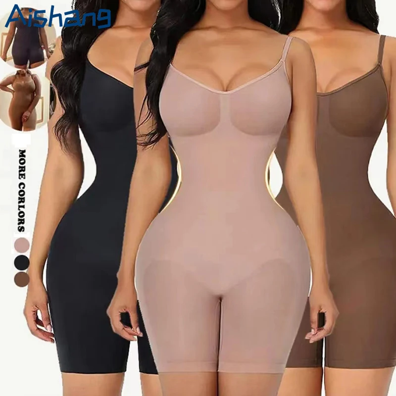 Body moldeador de cuerpo completo para mujer, ropa moldeadora de barriga, envoltura adelgazante, elevador de glúteos, realce de muslos, corsé moldeador de Abdomen