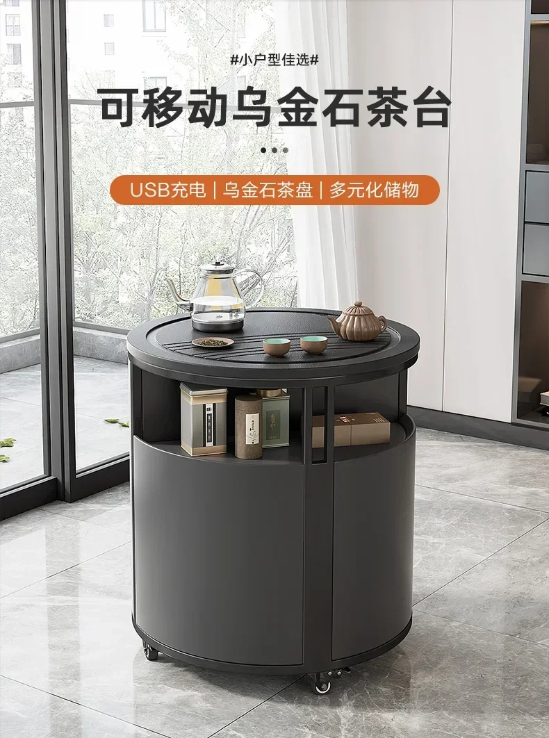 Firestone Kung Fu Teetisch Teehaus Moderner minimalistischer Balkon Multifunktionaler mobiler Teewagen