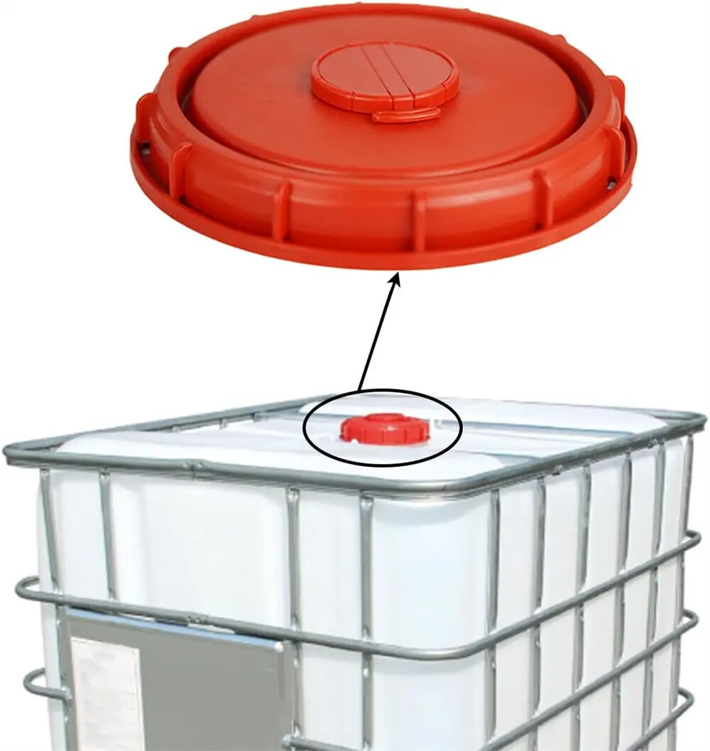 Plastic Ton Bucket Valves Cover Breathable Exhaust Cover Ibc Ton Bucket 1000 Liter Ton Bucket