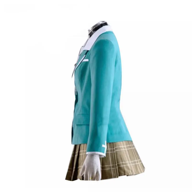 Anime Rosario Akashiya Moka Cosplay Costume Halloween Party Women Coat Skirts Shirt Sets