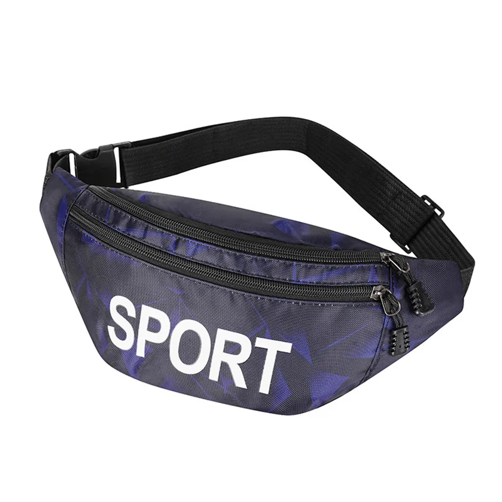 Printed Waist Bag Women Fanny Pack Girls Bum Bag Travel Waist Bags Female Belt Bag Outdoor Sports Mobile Phone Pouch Purse